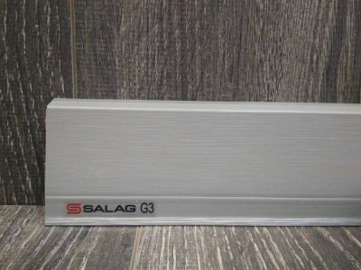 Плінтус Salag NG62, G3 Алюміній 15х62х2500 мм 
