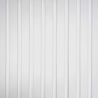 Стінова рейкова панель AGT 734 Білий шовк, мат 18х121х2800 мм