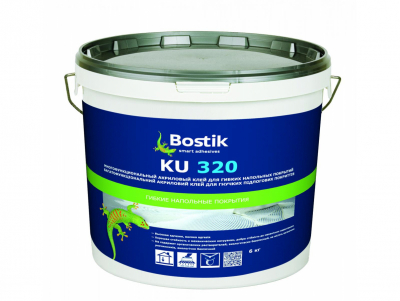 Клей Bostik універсальний клей на акриловій основі для ПВХ покриттів, 20 кг.