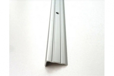 Анодований профіль УЛ120 кутовий, наскрізне кріплення, Розмір 25*10 мм, Довжина 270 см, Колір покриття: Срібло