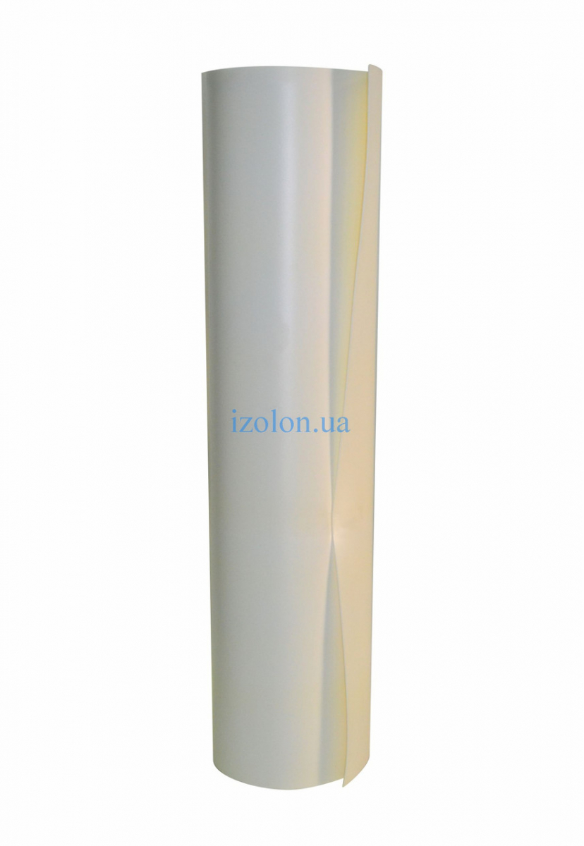 Подложка IZOLON PRO LVT 1 мм, 1,0 м, белый (плотность: 100 кг/м³)