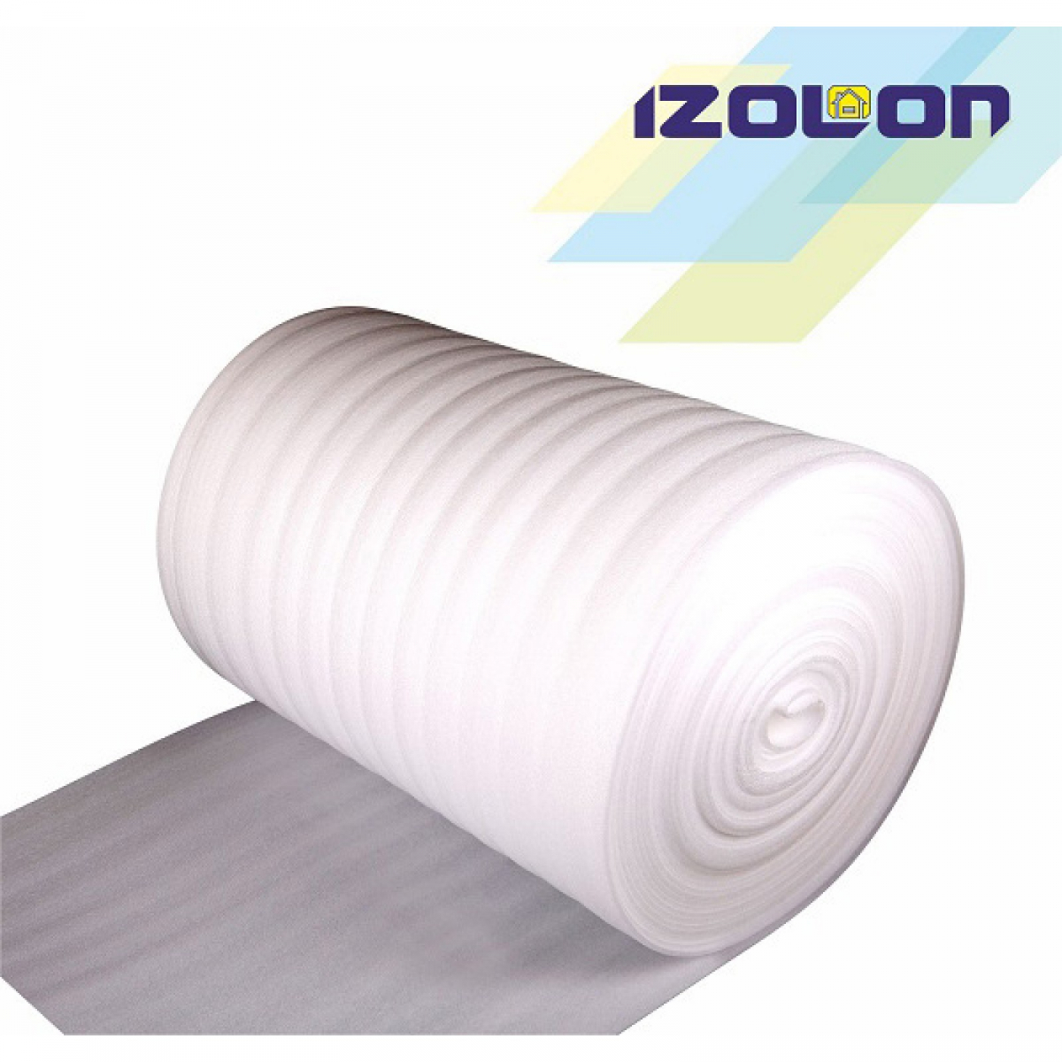Подложка IZOLON AIR 3 мм, 1 м белый (плотность: 25 кг/м³)