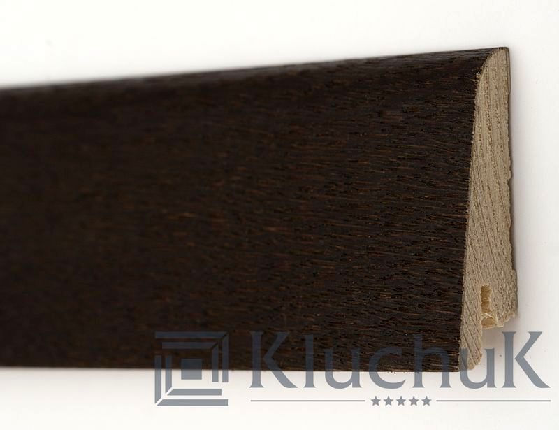 Плінтус дерев'яний Kluchuk Рустик 60 Дуб Термо, 19х60х2200 мм