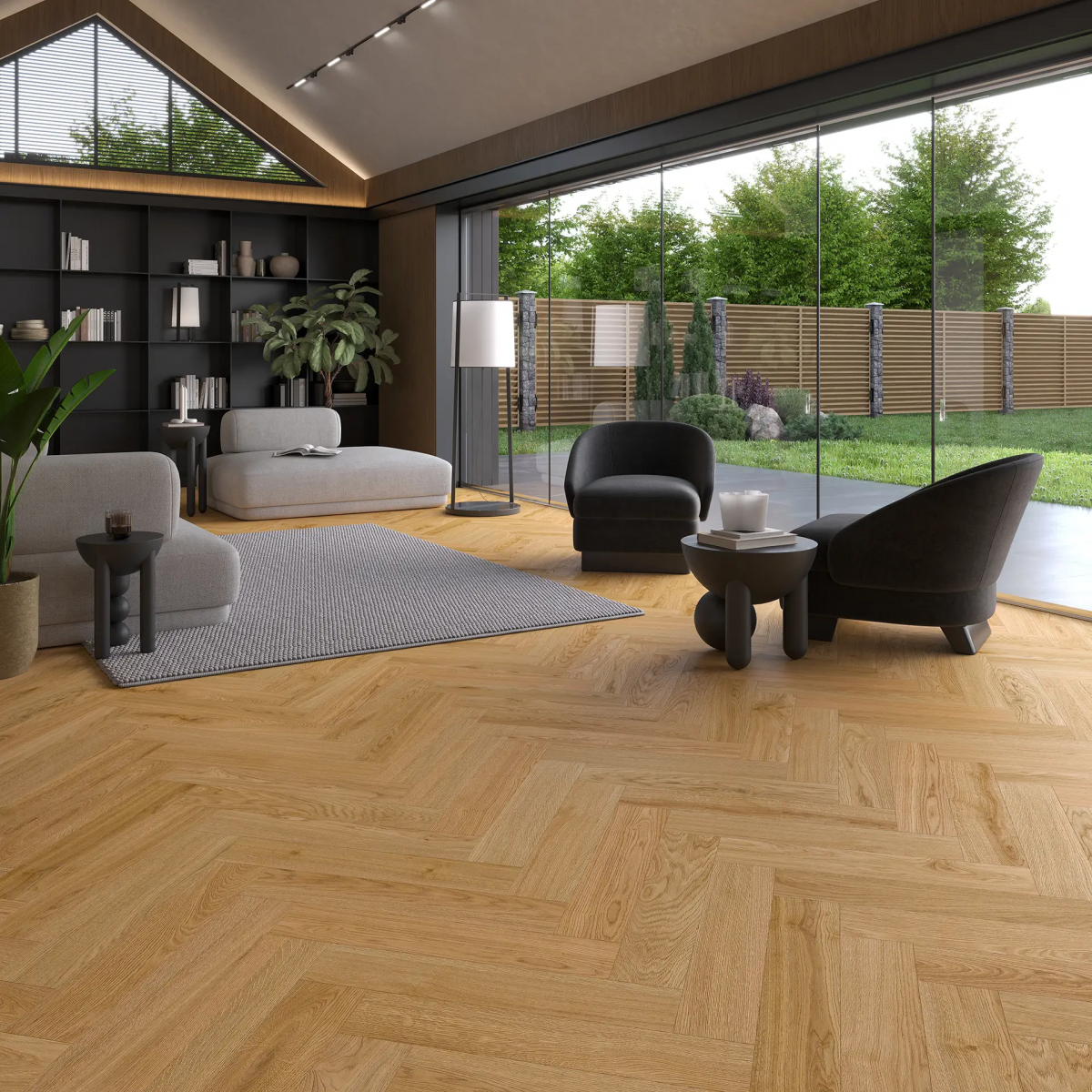 Вінілова підлога Barlinek Next Step HB Aura Дуб Oscar Класична Ялинка