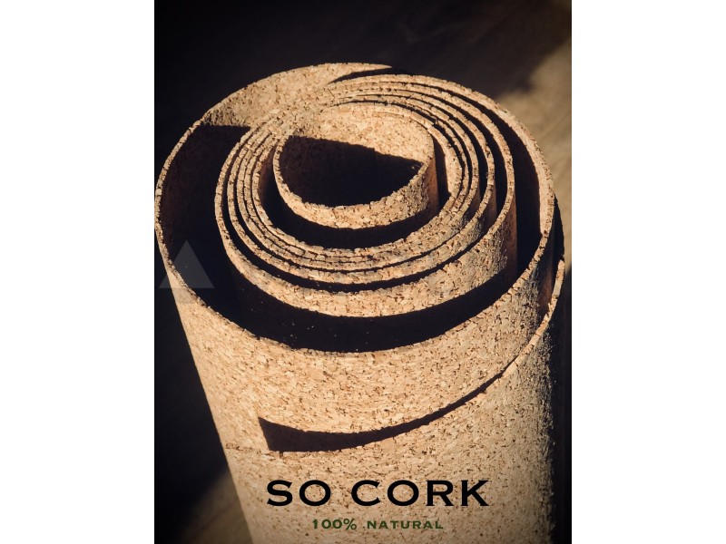 Подложка пробковая So Cork 2 мм (10х1 м в рулоне)