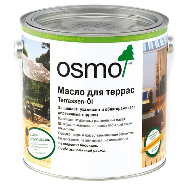 Масло для террас Osmo Terransen-Oil Teak Тик 0,125 л