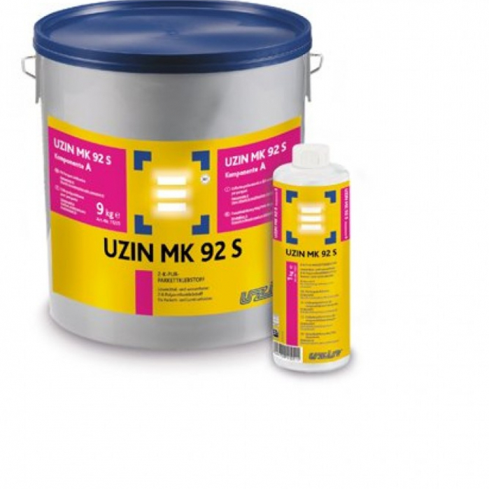 Клей 2-компонентный полиуретановый Uzin MK 92 для паркета (2,5 кг)