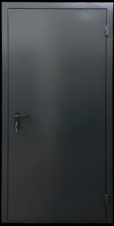 Вхідні протипожежні двері Портала 850*2040 EI30 Шагрінь графіт 7024 праві