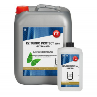 RZ 170 TURBO PROTECT ZERO 5 л 2-компонентний лак без розчинників для довготривалого захисту еластичних підлогових покриттів