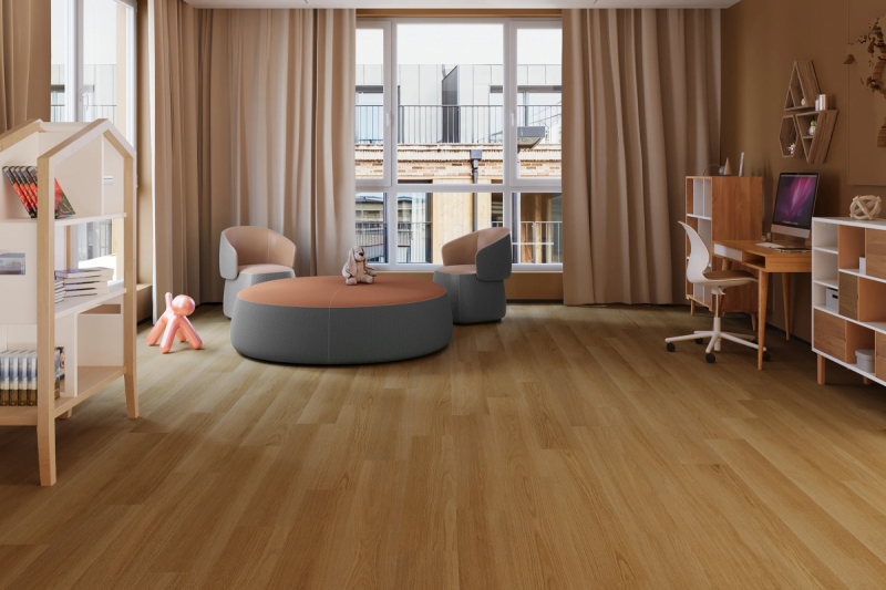 Вінілова підлога Barlinek Next Step Forma Wheat Oak + підкладка XPO 1мм