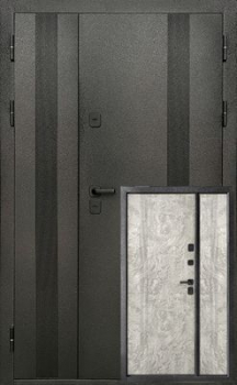 Двері металеві БЦ-Термос (1200 L) з ручкою