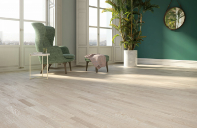 Паркетна дошка Baltic Wood Дуб 3R  TWO_4HER   Ivory &amp; Cream matt lacq. Brushed COTTAGE