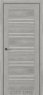 Міжкімнатні двері City Line Express ОSCAR Теренца Артвуд Сканді скло сатін