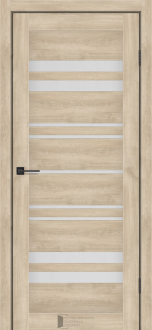 Міжкімнатні двері KFD Sonata Комфорт Дуб Звичайний 400 мм Скло сатін