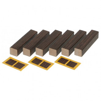 Кутовий брусок 18х18х82мм МДФ FN FU077L FOWE004 Венге (брусочок, стовпчик)