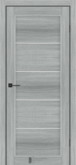 Міжкімнатні двері KFD Вена 400 мм Вільха Норвезька (PVC) скло Сатин