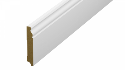 Плінтус Classen Naxos Pure+ білий 16х96х2400 мм