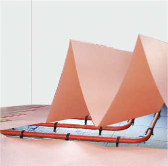 Підкладка-гармошка тепла підлога SOLID 1,8 мм; 1050х8000х1.8мм/8,4м2