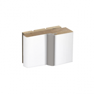 Дверна коробка телескопічна Stildoors МДФ 80/34/2070 Білий супермат (РР) Simpli-Loft Сімплі Лофт