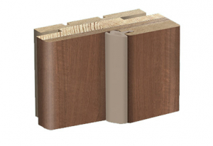 Дверна коробка телескопічна Korfad Express Сендвіч 90 Білий Мат Кристал під 40мм полотно