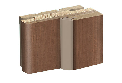 Дверна коробка телескопічна Korfad Express Сендвіч 90 Білий Мат Кристал під 40мм полотно