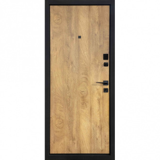 Вхідні Двері МІД П-3К-573/00 Q 960 Спил коньячний/спил медовий Ліва