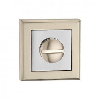 Накладка під WC MVM LINDE T7 SN/CP Матовий нікель/Полирований хром