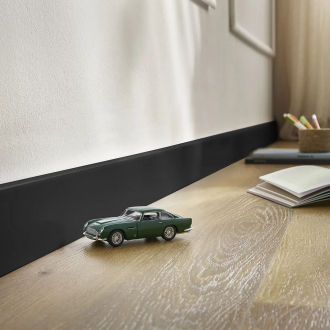 Плінтус Arbiton FORTINO 80 200 Black 80*16 мм 2,2 м