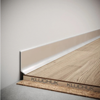 Плінтус алюмінієвий накладний 40х12х2700 мм анодований (N4012)