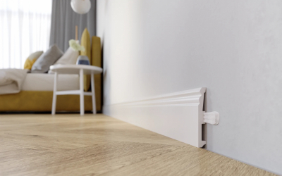 Плінтус Arbiton STIQ XL  STX120 Білий 100*14 мм 2,2 м