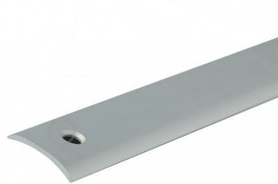 Алюмінієвий поріжок стикувальний АП 001 срібло 3.0м, довжина 20 мм (без отворів для монтажу)