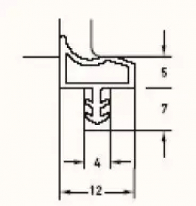 Ущільнювач Korfad Express №1 Білий Мат Кристал 5м
