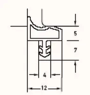 Ущільнювач Korfad Express Сатін Перлинний 5м