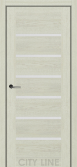 Міжкімнатні двері City Line Express ОSCAR Лівара Дуб Лоренцо скло сатін