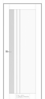 Міжкімнатні двері Stildoors БЕЛЛАНО Вуд Стайл скло Чорне 400 мм Solara