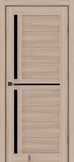 Міжкімнатні двері KFD Sonata Лагуна Шимо Міранті 900 мм Скло чорне