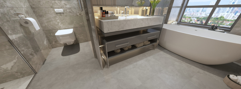 Вінілова підлога APRO STONE Concrete Grey