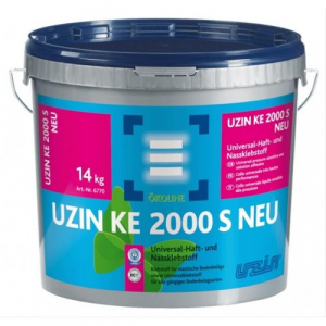 Клей Uzin KE 2000 S універсальний для LVT, SPC, ПВХ та ХВ покриттів (14 кг)