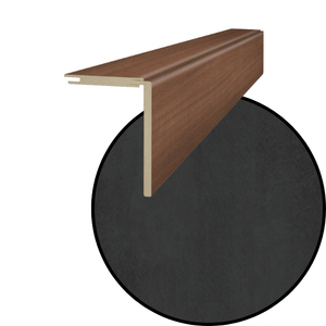 Комплект для обшивки розсувної системи Korfad Express МДФ 120*2070 мм Бетон Графіт