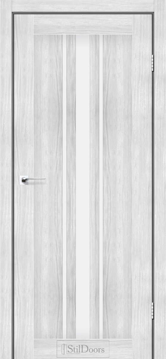 Міжкімнатні двері Stildoors Stil Арізона Сандал скло Сатін 400 мм Стіл