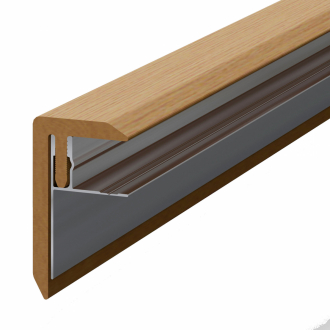 F-профіль (WPC + алюм) LEGRO Natural DS14 Maple 70*40*2500 мм (шт)