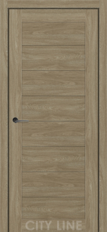Міжкімнатні двері City Line Express ОSCAR Арнетт Артвуд Сепія глухе