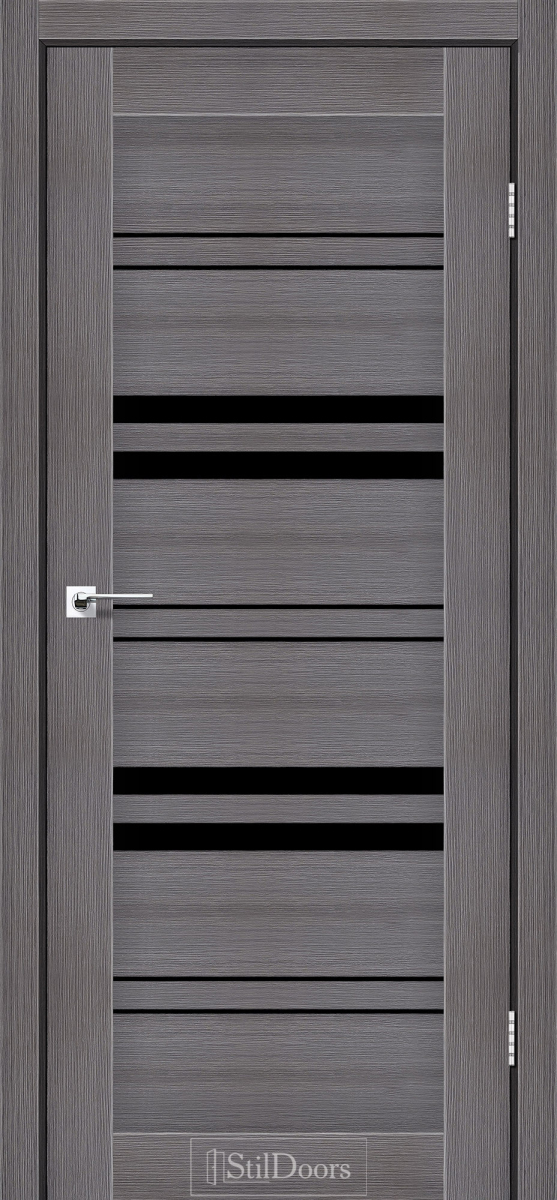 Міжкімнатні двері Stildoors Stil Словенія Дрім Вуд скло Чорне 600 мм Стіл