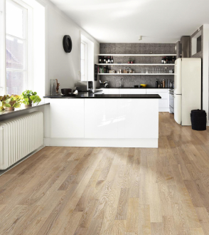 Паркетна дошка KAHRS SAND Oak Portofino Variation Matt lacquer, white, 2-strip