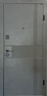 Двері вхідні Portala Комфорт Рим Оксид темний - Оксид білий 850*2040 мм Праві