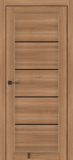 Міжкімнатні двері KFD Liberti Вена Альба Мірта 900 мм Скло чорне