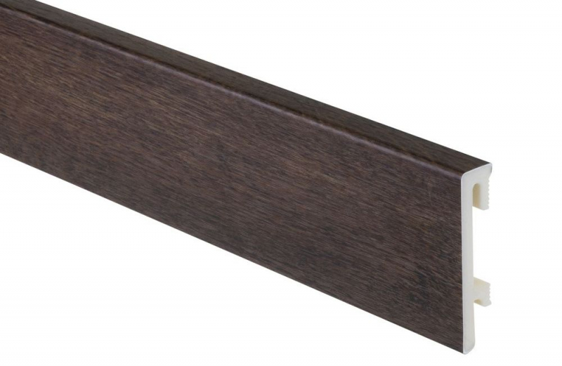 Плінтус Salag Bravo 80 мм Дуб Монтана (Montana Oak) 2,4 м