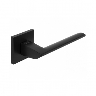 Ручка для дверей на розетці LINDE STEEL A-2021/E20 BLACK