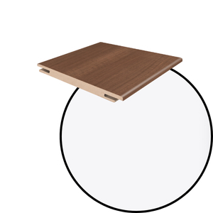 Добірна планка ТЕЛЕСКОП Korfad Express МДФ 200 Білий Мат Кристал Антискретч