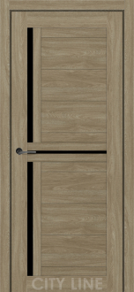 Міжкімнатні двері City Line Express ОSCAR 38мм Флорус 700 Артвуд Сепія Еко-touch скло сатін